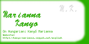 marianna kanyo business card